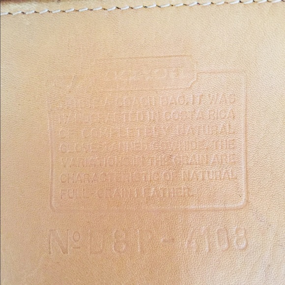 VTG Coach Inglish tan Crossbody Soho mini Flap Bag - Picture 7 of 7